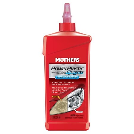 Mothers Mothers PowerPlastic 4Lights Auto Polish 8 oz 08808